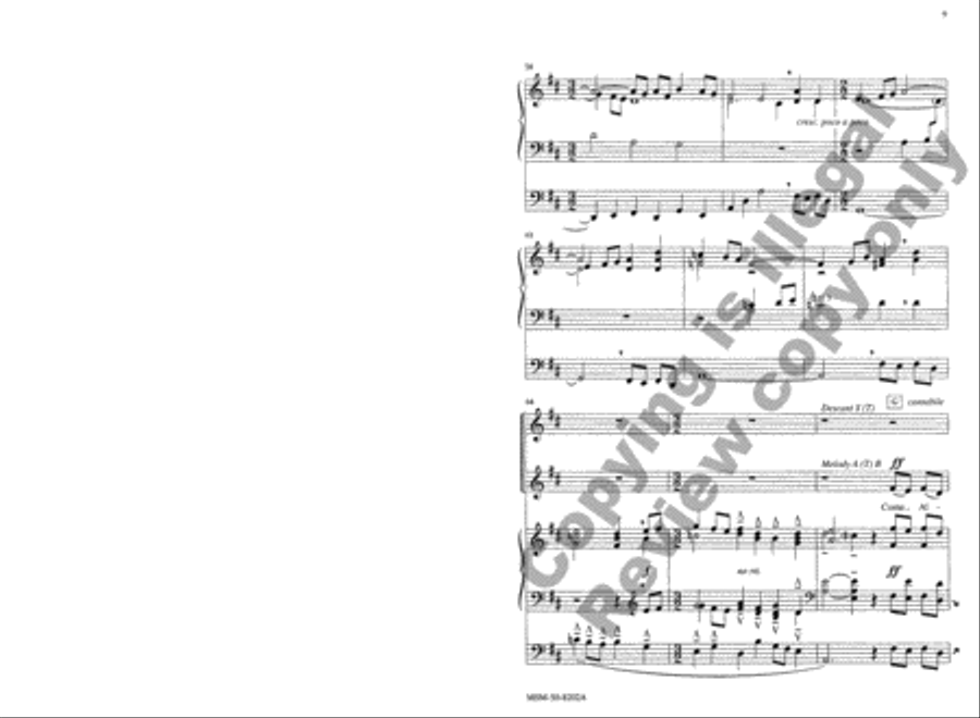 Christ, Victorious: Christ, Now Reigning 4-Part scores gallery preview page 9