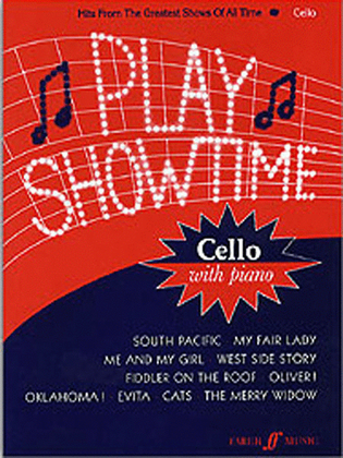 Book cover for Play Showtime for Cello, Book 1