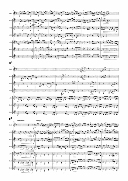 English Suite arr. clarinet choir image number null