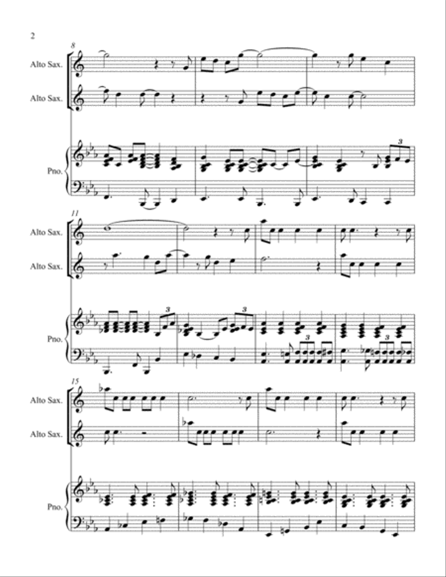 Baby, It's Cold Outside Baby, It's Cold Outside Woodwind Duet scores gallery preview page 2