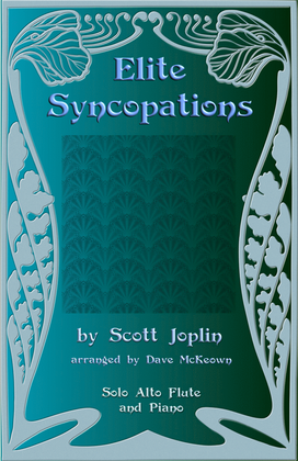 Book cover for The Elite Syncopations for Solo Alto Flute and Piano