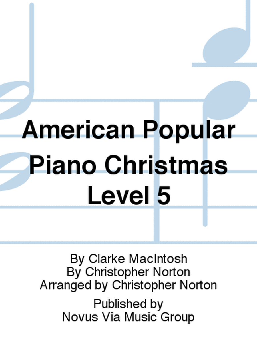 American Popular Piano Christmas Level 5