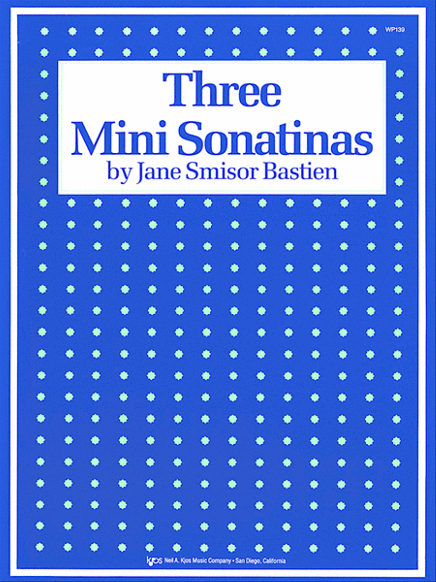 Three Mini Sonatinas Piano Method scores gallery preview page 1