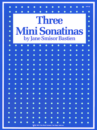 Book cover for Three Mini Sonatinas