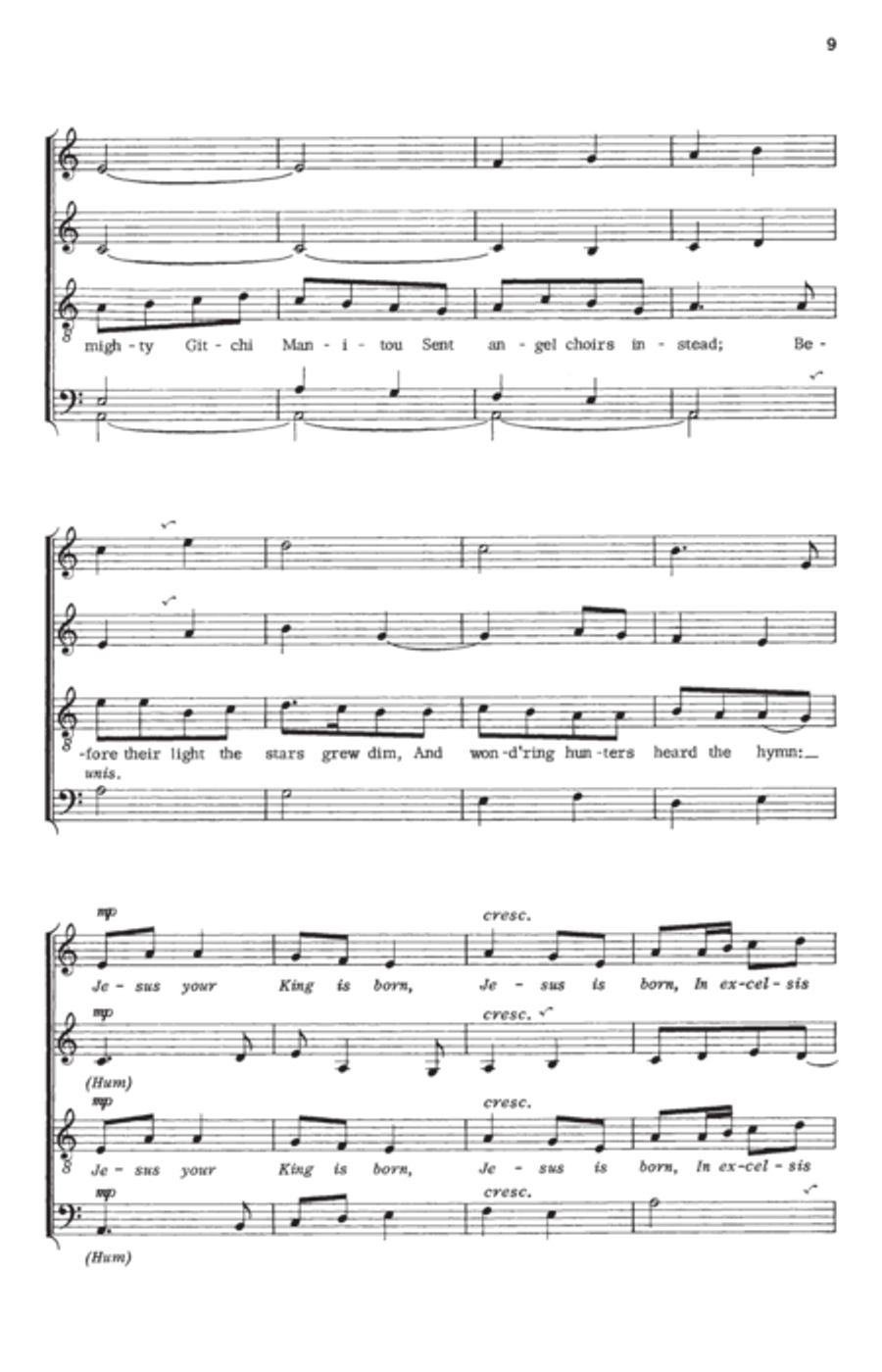 Joy to the World 4-Part scores gallery preview page 4