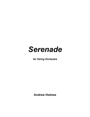 Book cover for Serenade, for String Orchestra