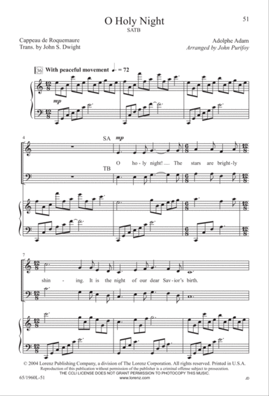 A New Birth...A New Beginning 4-Part scores gallery preview page 52