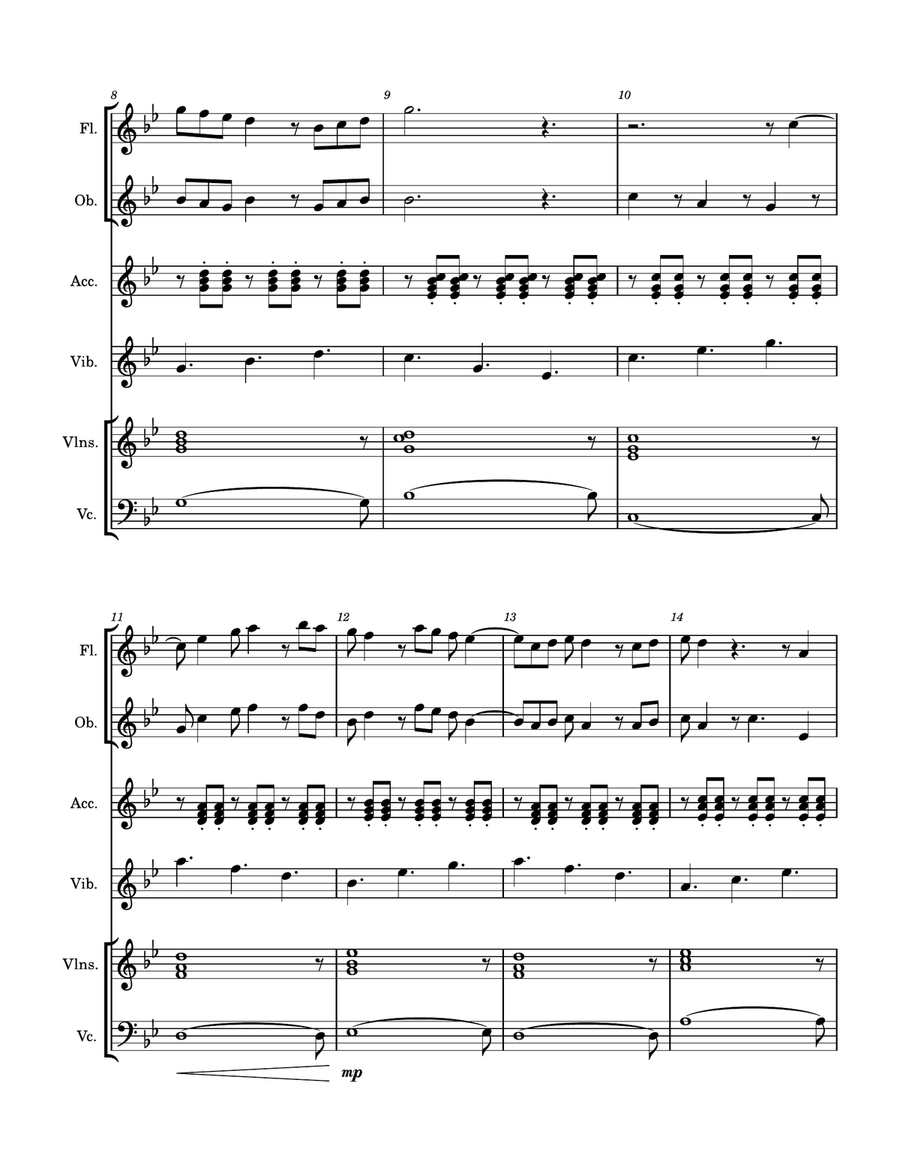 Carousel for Lovers Woodwind Trio scores gallery preview page 2