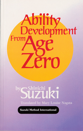 Book cover for Ability Development from Age Zero