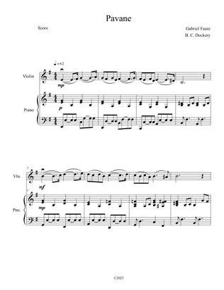 Pavane (Violin Solo with Piano Accompaniment)
