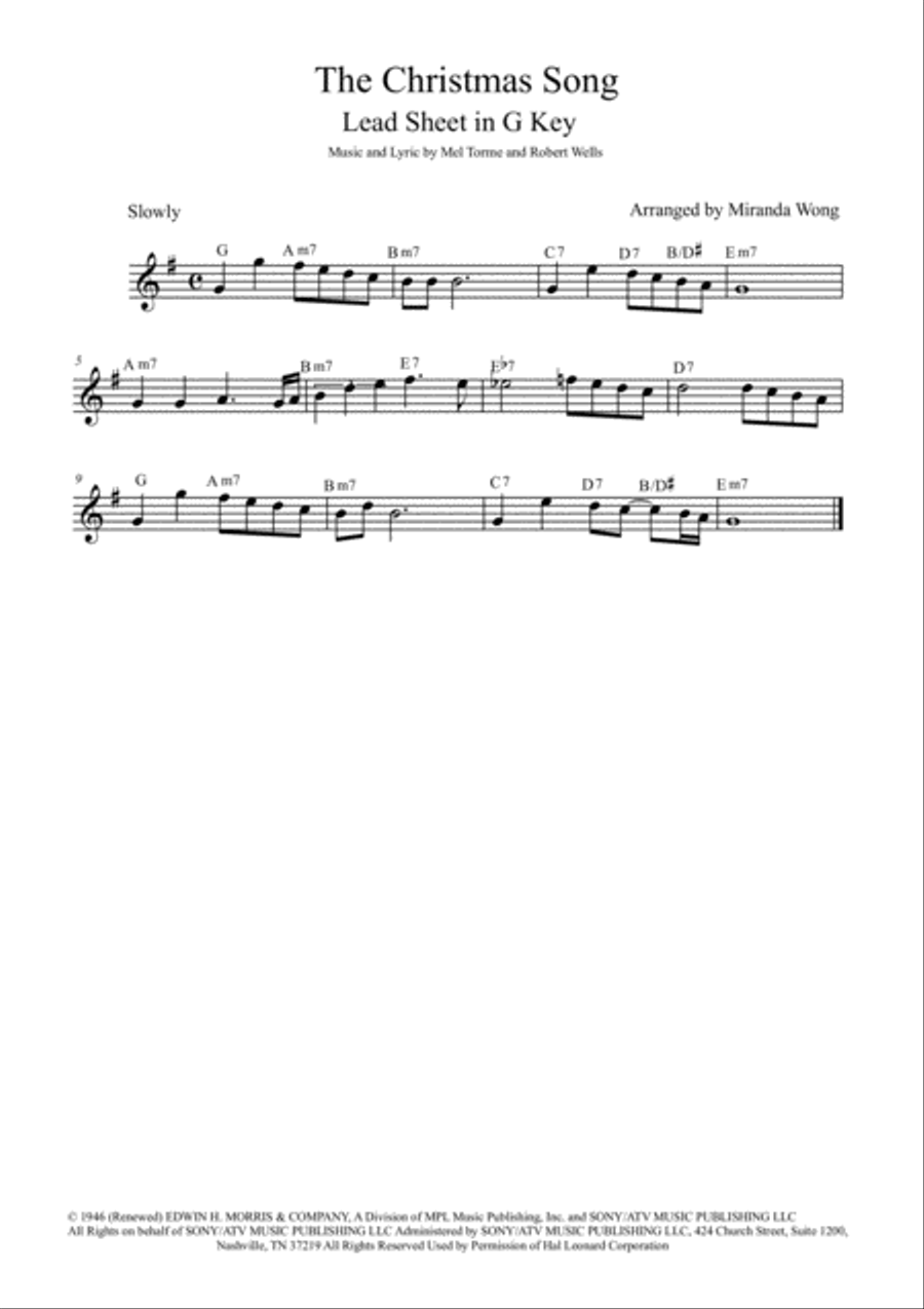 The Christmas Song (Chestnuts Roasting On An Open Fire) Woodwind Duet scores gallery preview page 1