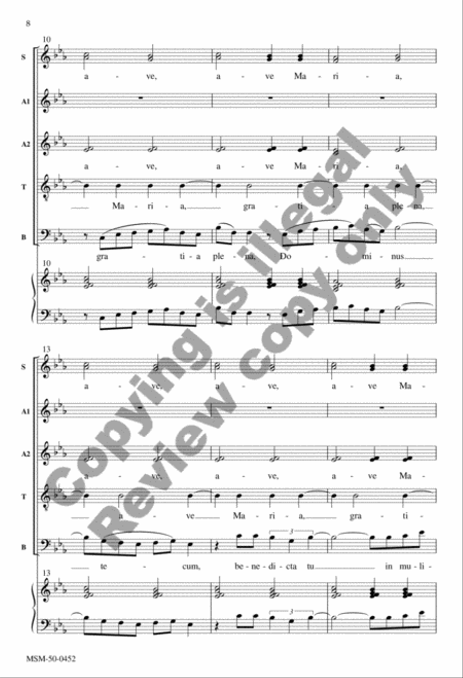 Annunciation Annunciation Divisi scores gallery preview page 21