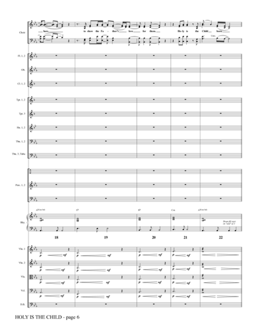 Holy Is The Child - Full Score
