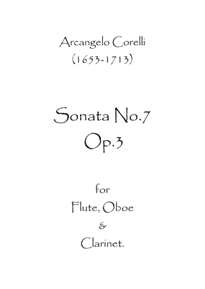 Book cover for Sonata No.7 Op.3