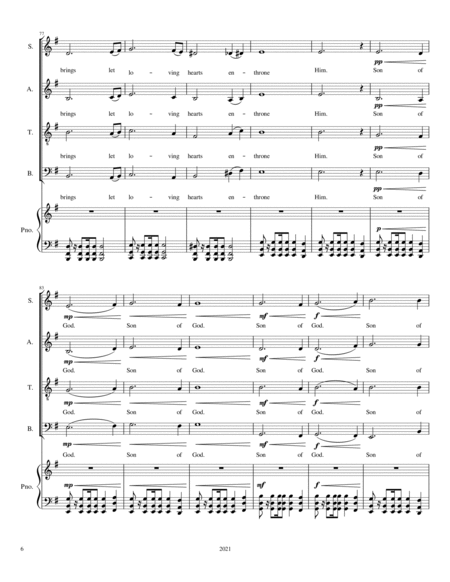 What Child Is This (SATB+ Piano) image number null