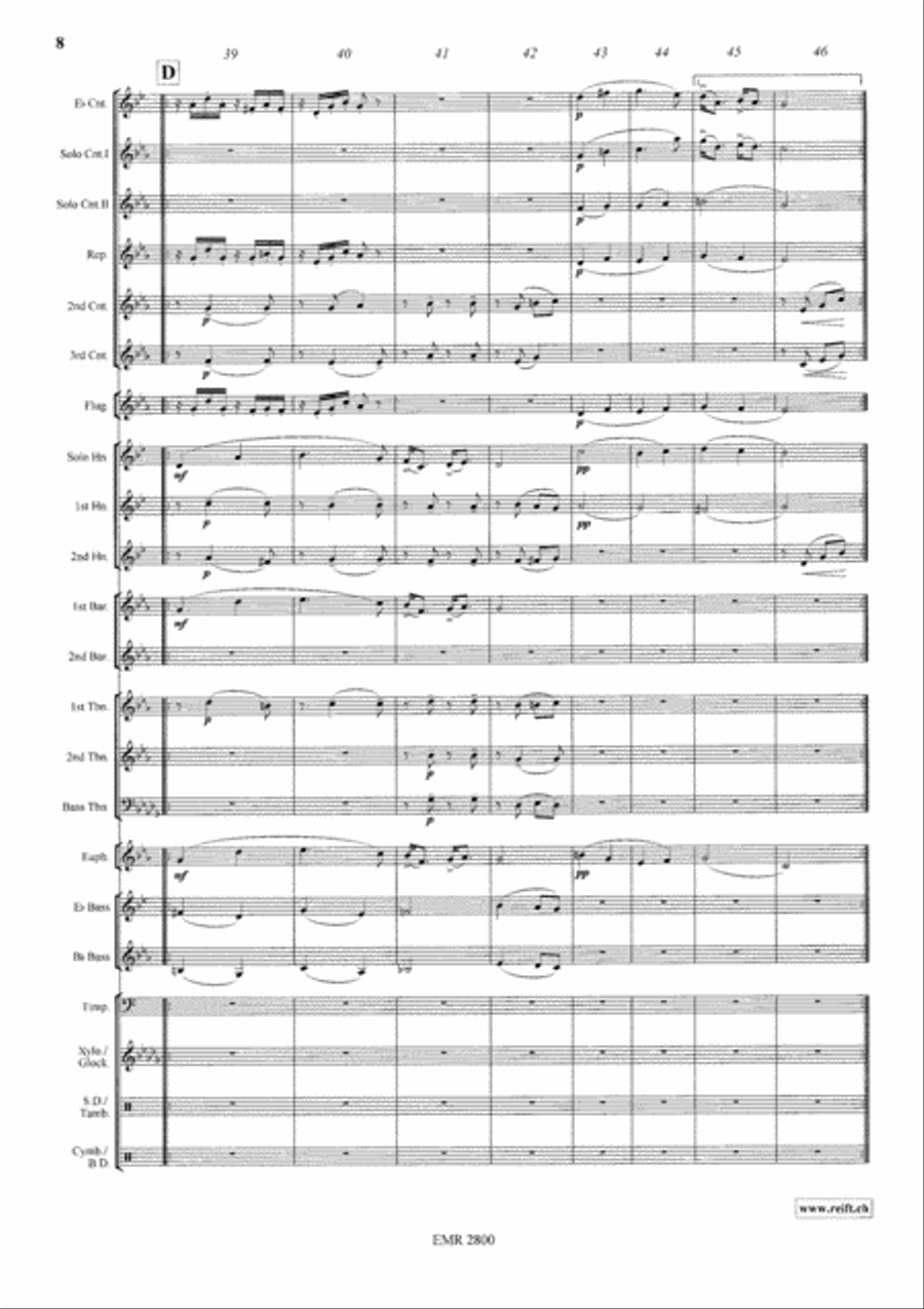 Gipsy Fantasy Brass Band scores gallery preview page 9