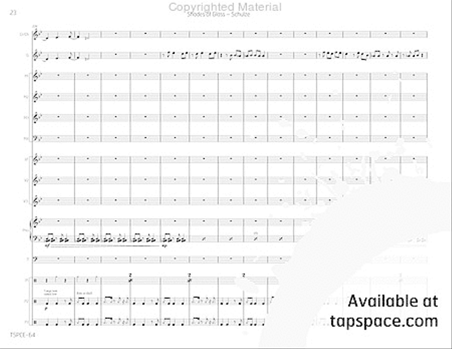 Shades of Glass Percussion Ensemble scores gallery preview page 27