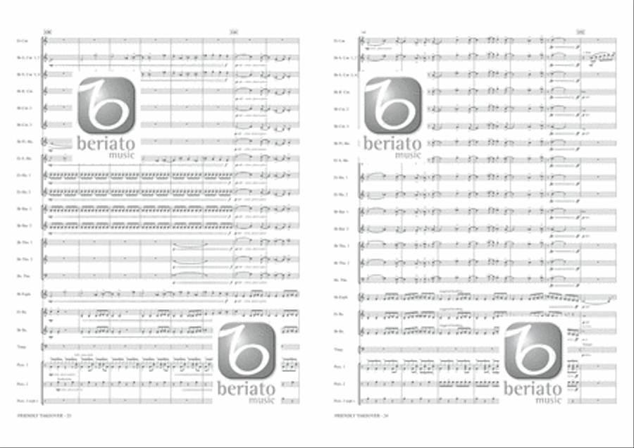 Friendly Takeover Brass Band scores gallery preview page 13