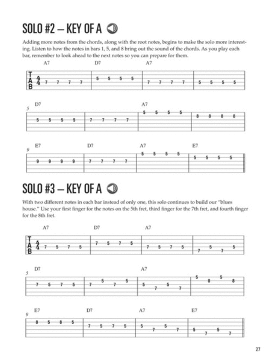 Blues Guitar for Kids - Hal Leonard Guitar Method Acoustic Guitar scores gallery preview page 4