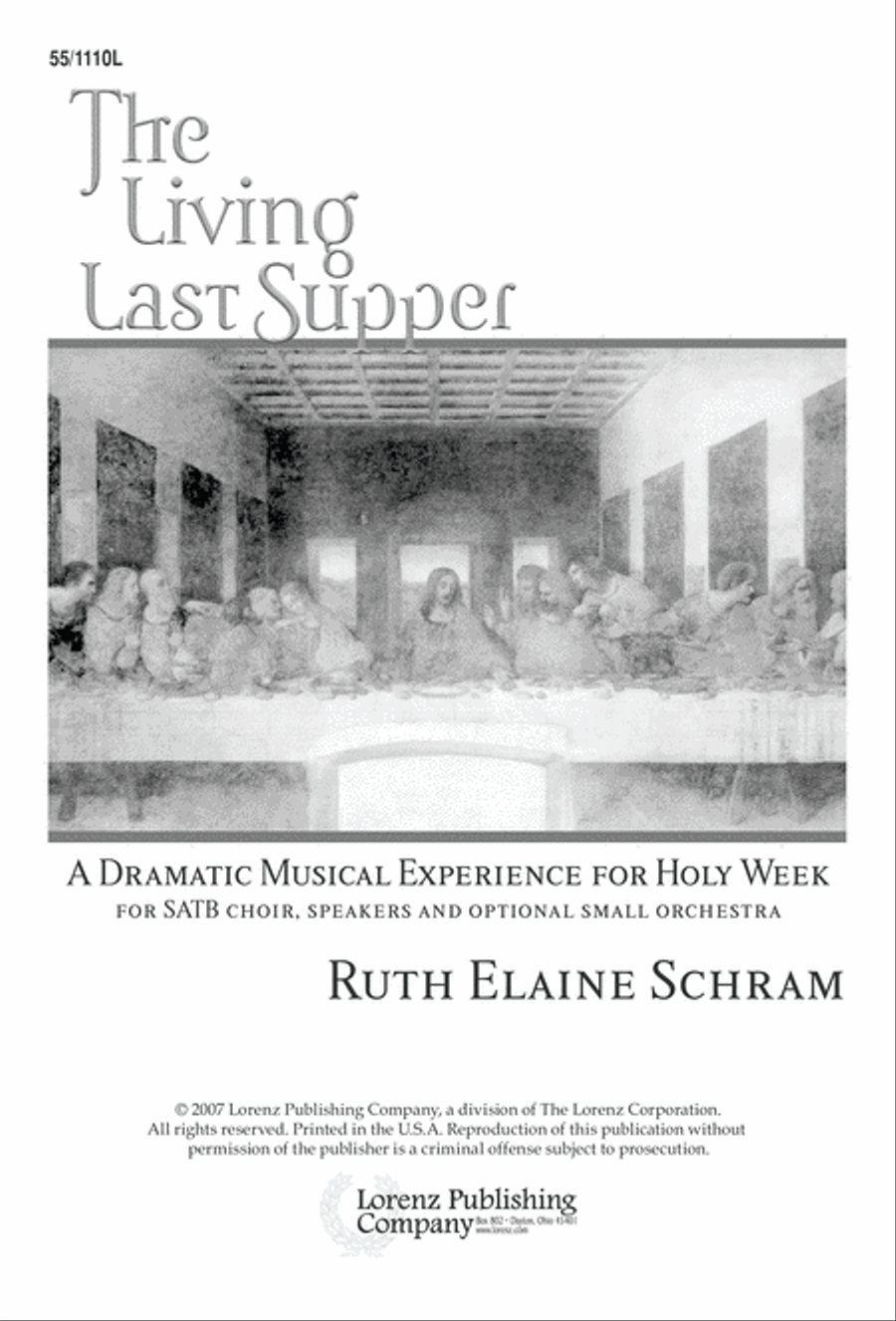 The Living Last Supper 4-Part scores gallery preview page 2