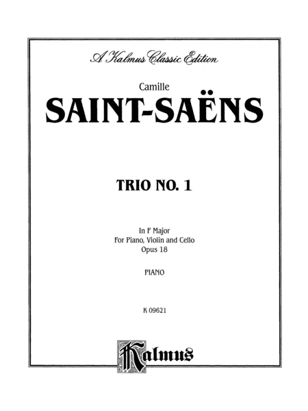 Trio No. 1, Op. 18