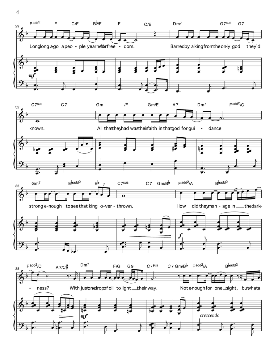 Amazing (What A Little Faith Can Do) Piano, Vocal scores gallery preview page 4