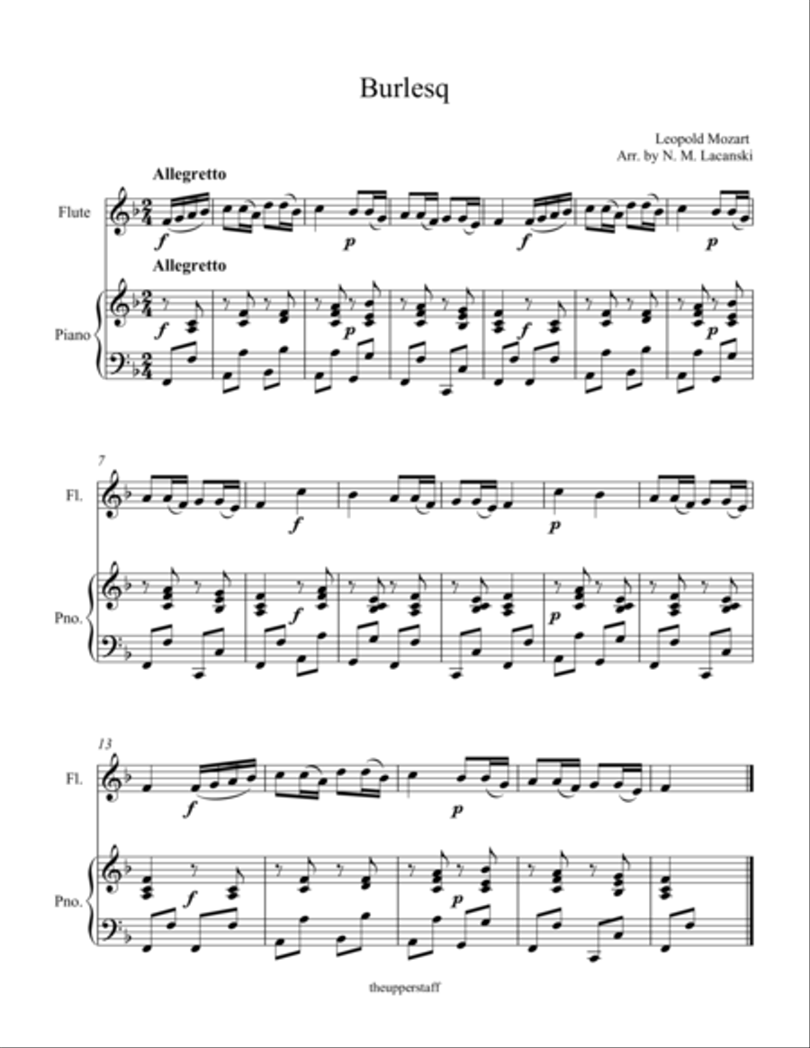 Burlesq Burlesq Flute Solo scores gallery preview page 1