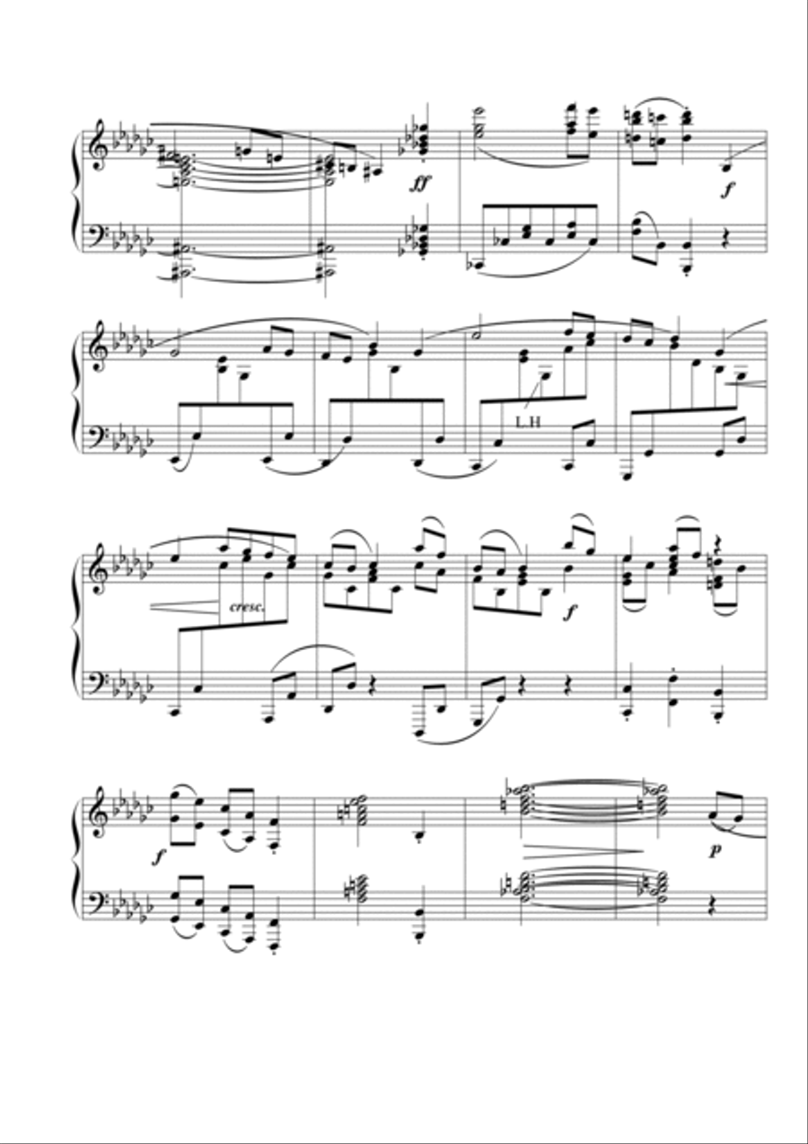Allegro Appassionato Allegro Appassionato Piano Solo scores gallery preview page 3