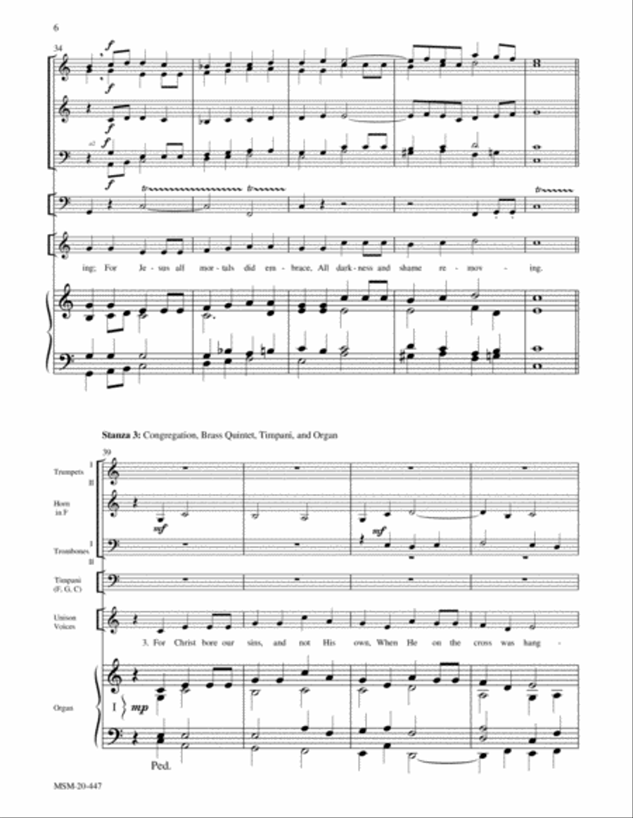 O Day Full of Grace Choir scores gallery preview page 5