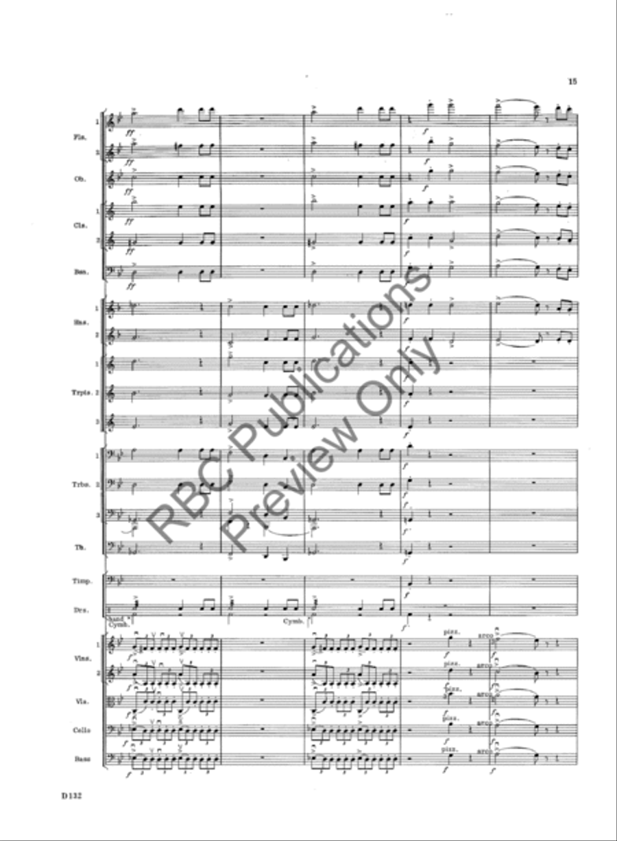 March To The Scaffold Full Orchestra scores gallery preview page 14