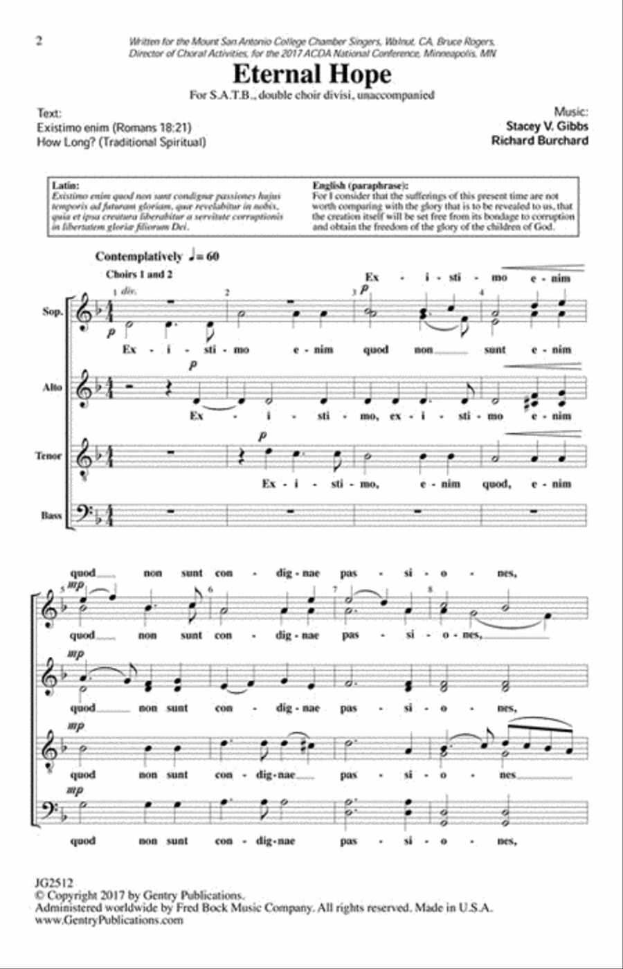 Eternal Hope 4-Part scores gallery preview page 2