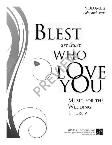 Blest Are Those Who Love You - Volume 2, Solos and Duets