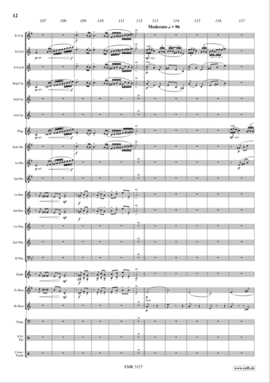 Caprice No. 24 Brass Band scores gallery preview page 13