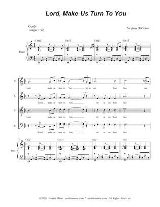 Lord, Make Us Turn To You (SATB)
