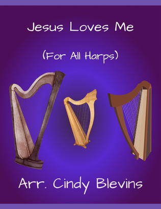 Jesus Loves Me, for Lap Harp Solo