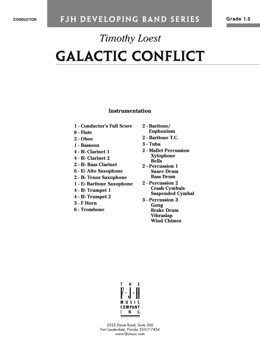Galactic Conflict: Score