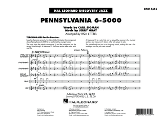 Pennsylvania 6-5000 (arr. Rick Stitzel) - Conductor Score (Full Score)