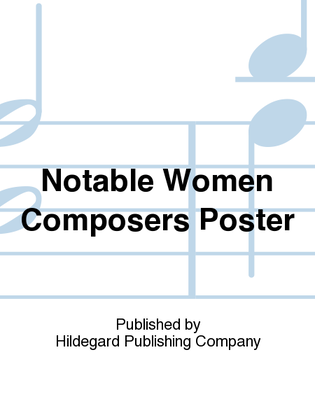 Notable Women Composers Poster