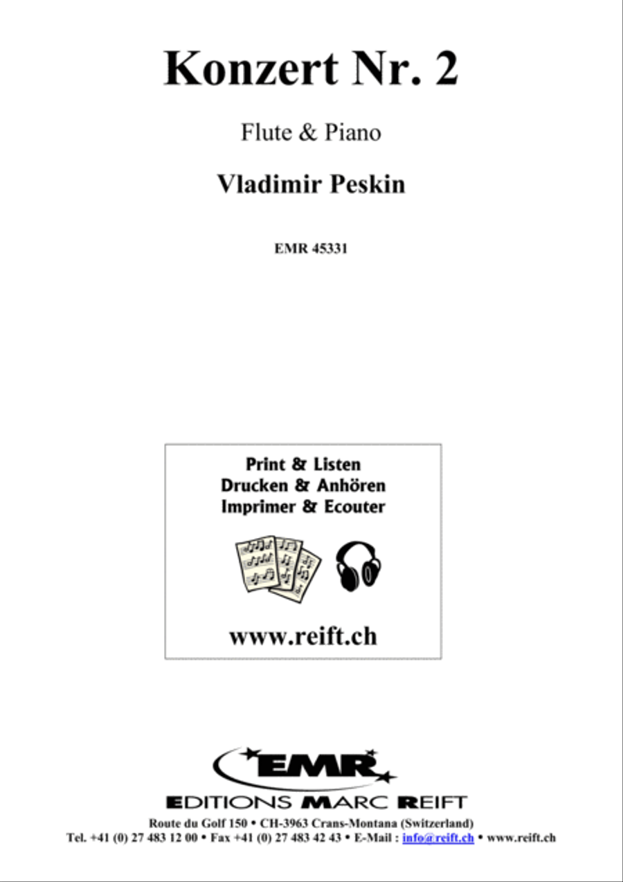 Konzert No. 2 Flute Solo scores gallery preview page 2