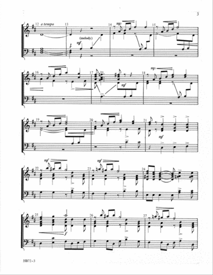 Every Time I Feel the Spirit 3-Octaves scores gallery preview page 3