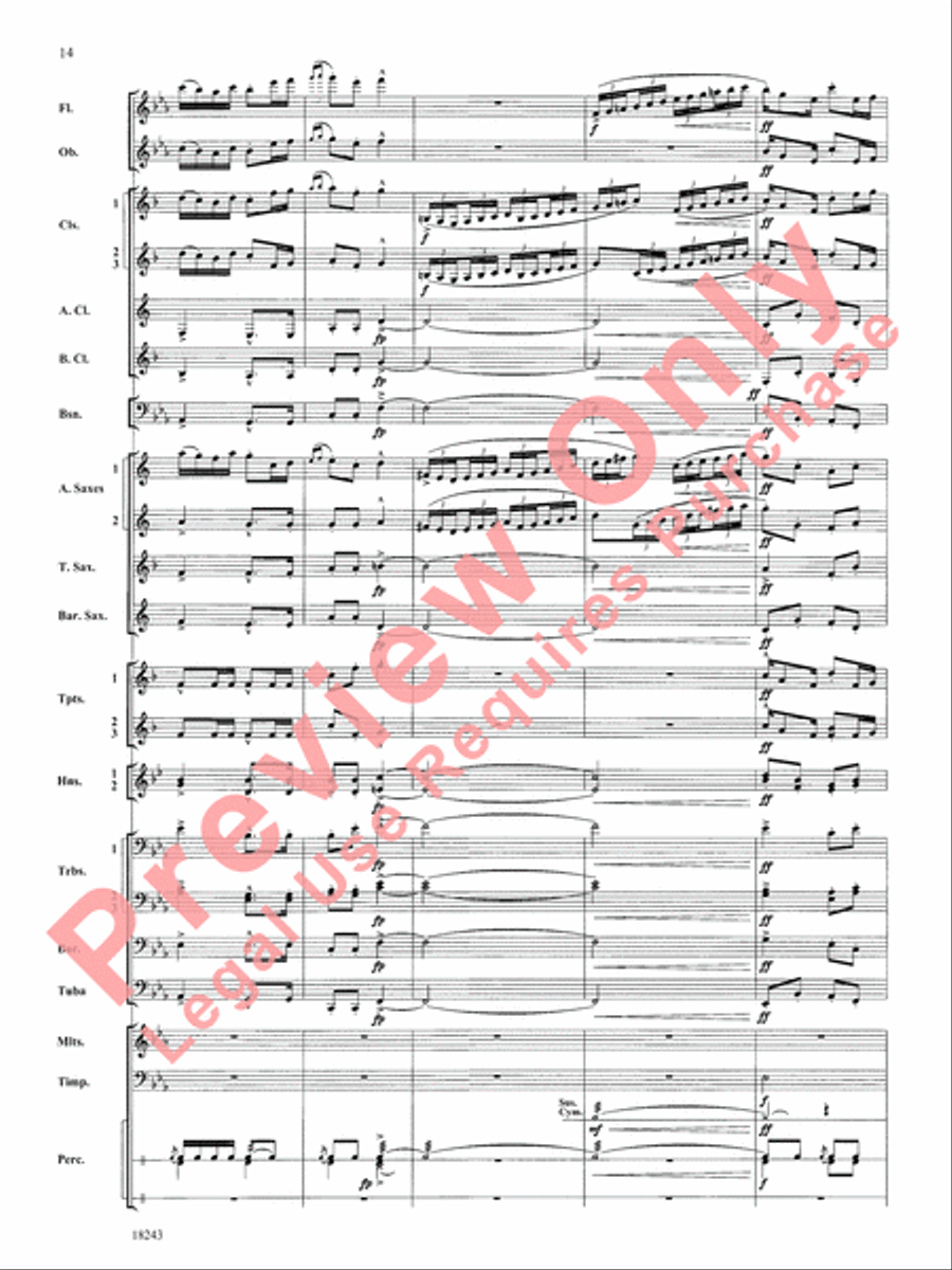 A Longford Legend A Longford Legend Concert Band scores gallery preview page 15