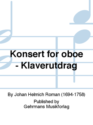 Konsert for oboe - Klaverutdrag