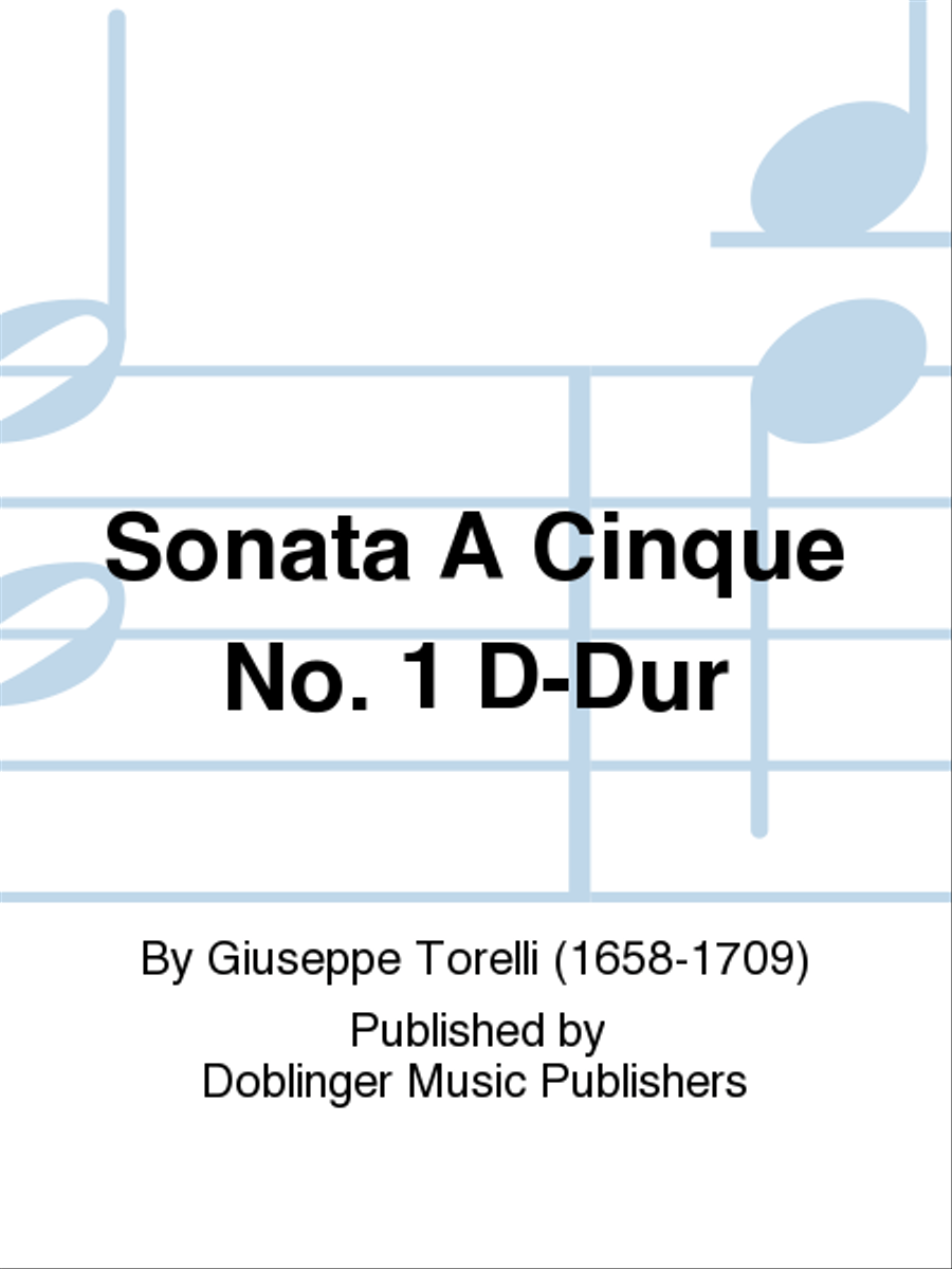 Sonata a cinque No. 1 D-Dur School and Community scores gallery preview page 1