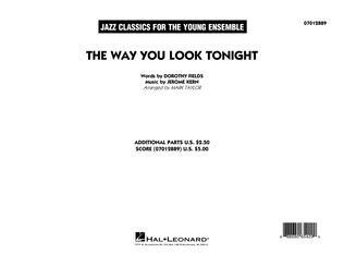 Book cover for The Way You Look Tonight - Conductor Score (Full Score)