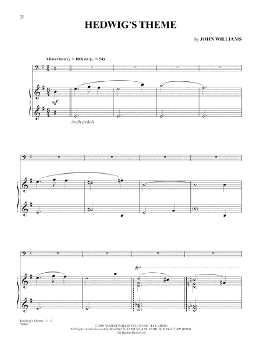 Harry Potter, Instrumental Solos for Strings (Movies 1-5) String Orchestra scores gallery preview page 3