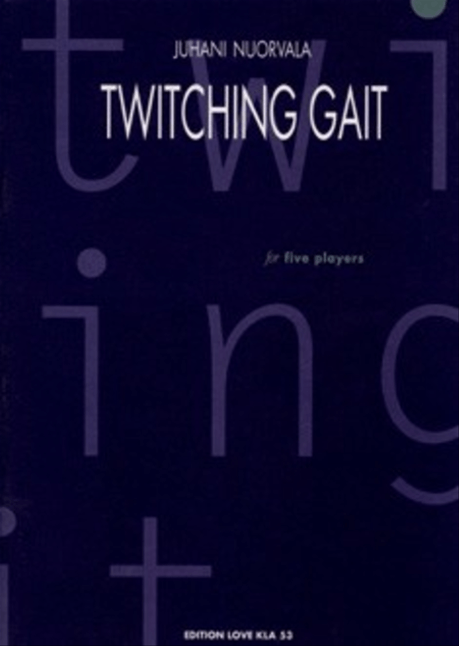 Twitching Gait for five players Clarinet scores gallery preview page 1