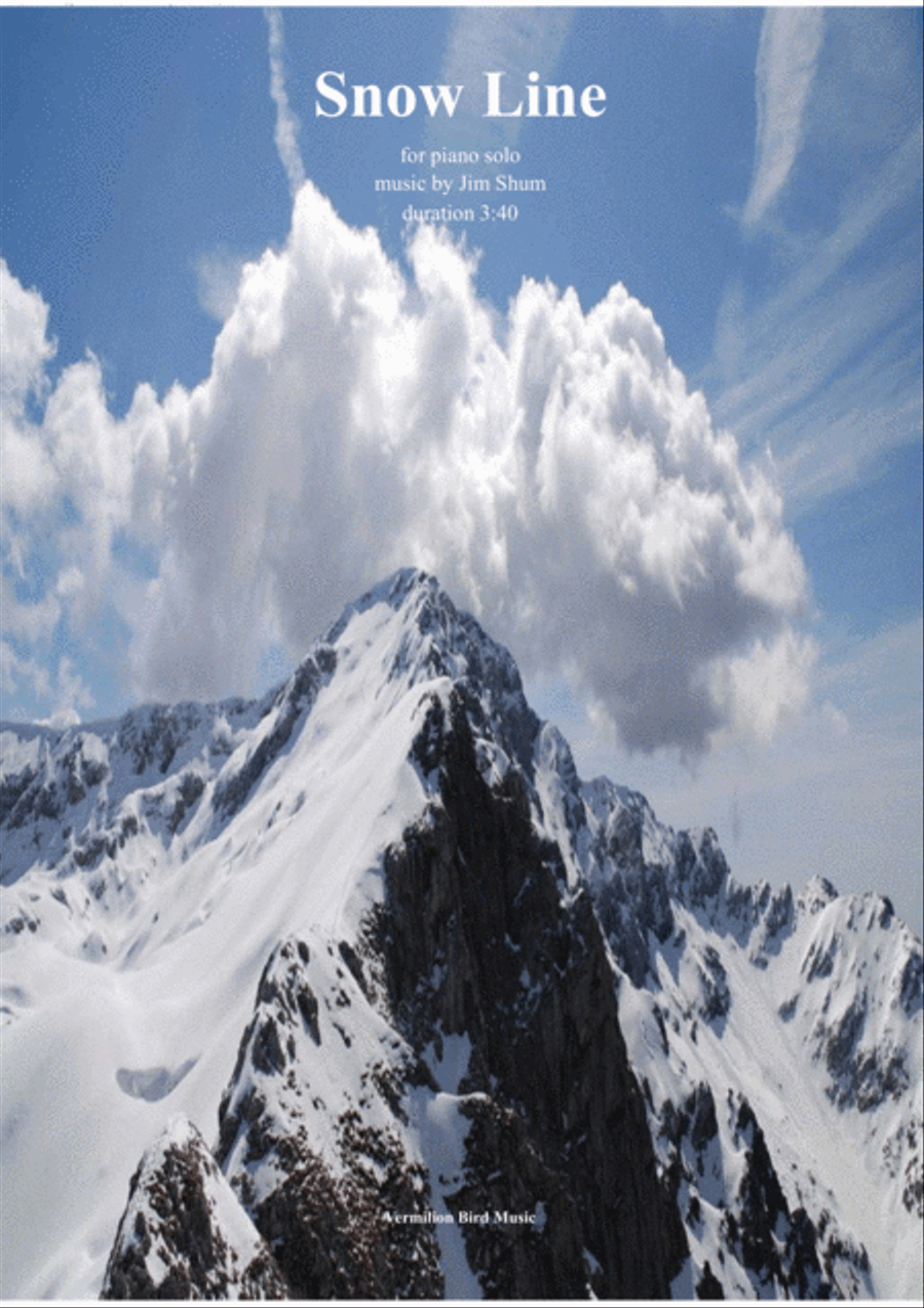 Snow Line Snow Line Piano Solo scores gallery preview page 1