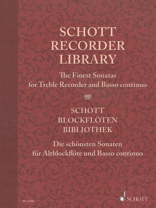 Book cover for Schott Recorder Library