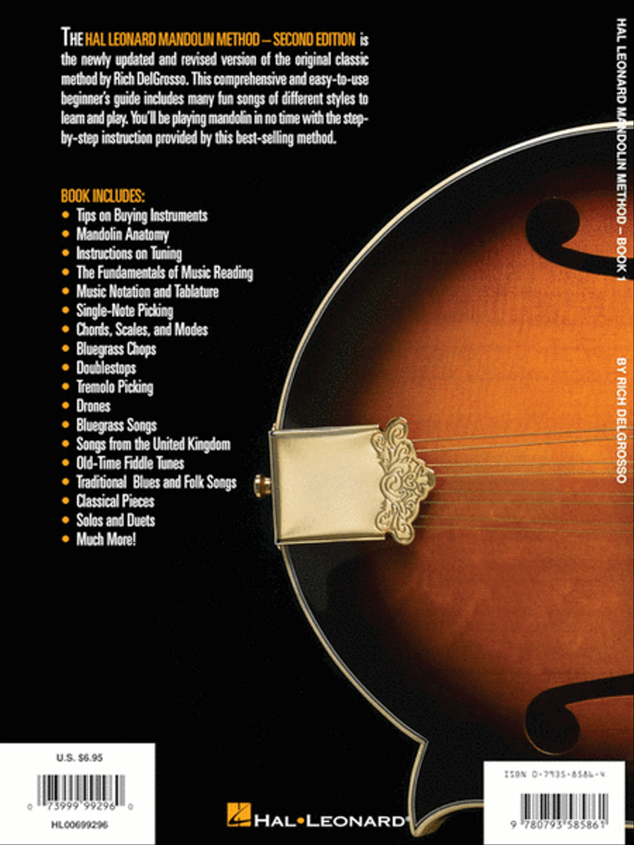 Hal Leonard Mandolin Method – Book 1: Second Edition