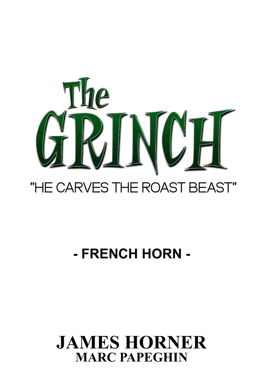 He Carves The Roast Beast Horn Solo scores gallery preview page 1